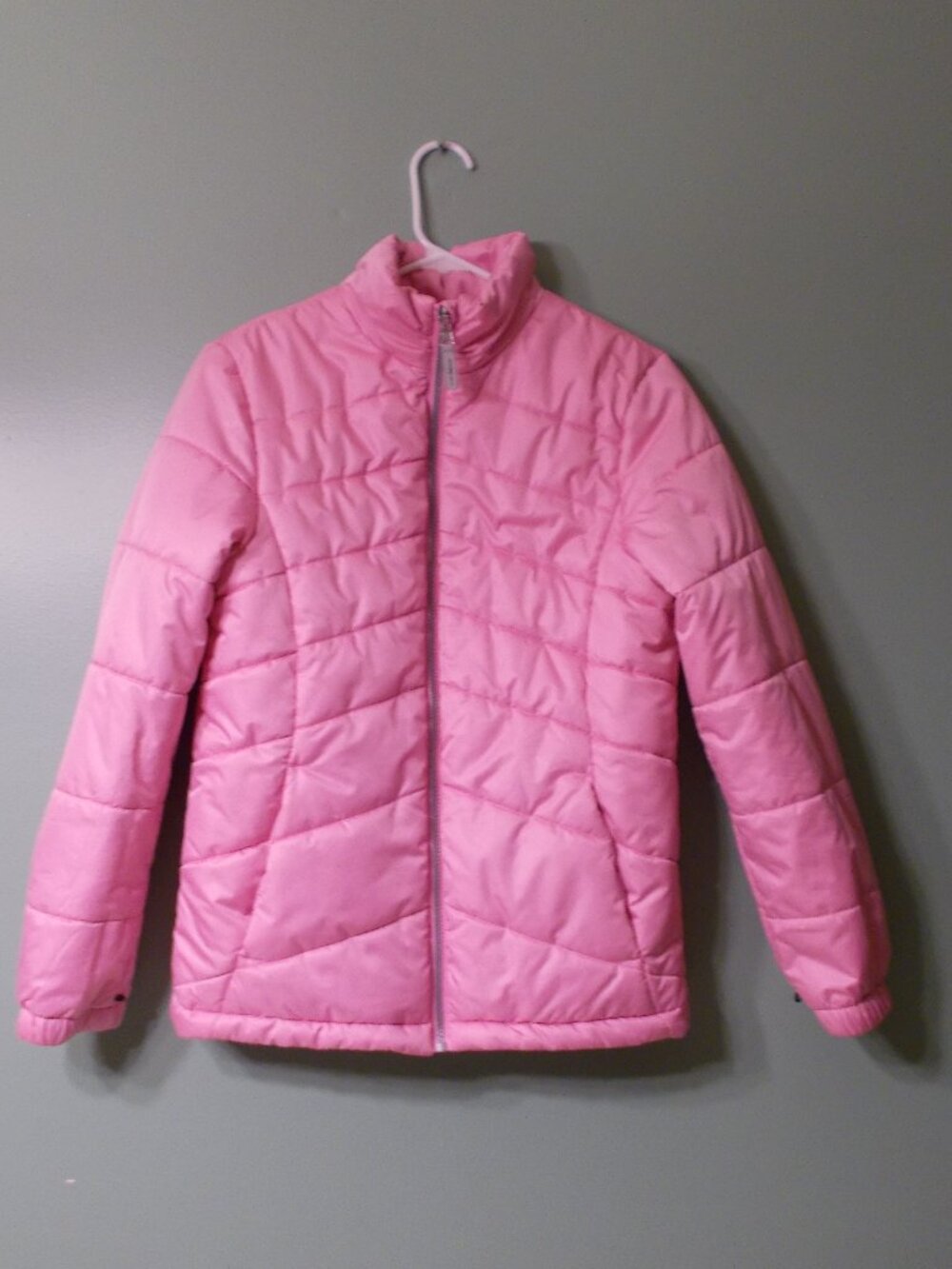 ZeroXposure girl jacket size 16 color Pink full zip NWOT